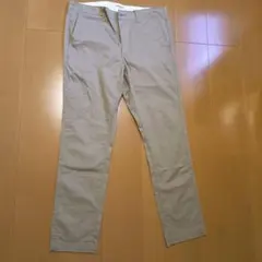GLOBAL WORK ストレッチチノパン Lサイズ ベージュ