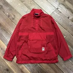 90s FILA ナイロンアノラックジャケット ハーフジップ