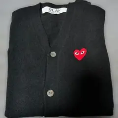 PLAY COMME des GARÇONS カーディガン ブラック L