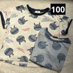 アンパンマン　ダダンダン　半袖シャツ　2枚セット