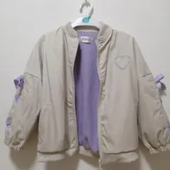 BISKEE 120 リボン付きボンバージャケット