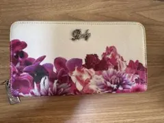 【希少・廃盤】Rady フラワー柄 長財布 ラウンドファスナー 花柄 レディーのサムネイル