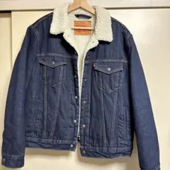LEVI'S デニムボアジャケット　リーバイス　デニムジャケット　ジージャン