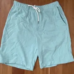 GU スウェットショートパンツ ライトグリーン M