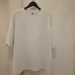 UNIQLO U エアリズムコットンオーバーサイズホワイト Tシャツ 3XL