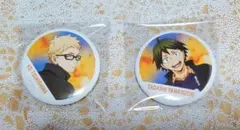 ハイキュー 横断幕 缶バッジ フルカラー缶バッジ 月島蛍　山口忠　セット