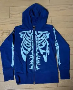 B'zLIVE Highway X骨格プリント フード付きパーカー