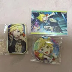 プロセカ　鏡音レン　缶バッジ　カード　セット