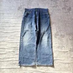 デニムパンツ ワイド ストレート アメカジ ストリート 古着女子 カジュアル