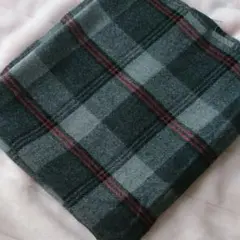 チェック柄 ウール生地