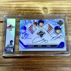 大谷翔平 2025 Dodgers WS champ rainbow holo