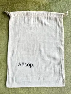 Aēsop 大判 リネンエコバッグ ベージュ B43