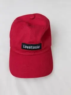 Lovetoxic ラブトキシック キャップ レッド 帽子 キッズ 女の子