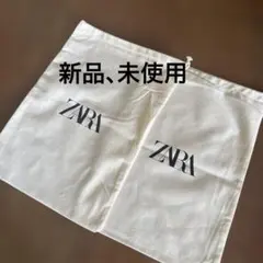 ❤︎ZARA ❤︎【新品、未使用】巾着袋 2枚セットのサムネイル