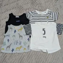 80センチ　キッズ Tシャツ 　タンクトップ　4点セット