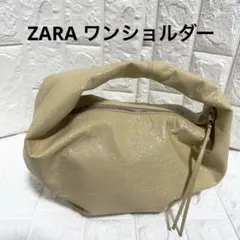 ZARA 黄色ベージュワンショルダーバッグ