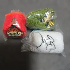 MOOMINムーミンもふもふポーシェット　ムーミン　スナフキン　リトルミィ　3種