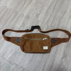 PORTER ブラウン ウエストポーチ
