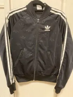 adidas 黒 ジャージ トレフォイル