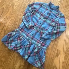 Ralph Lauren キッズ チェック柄ワンピース 4T/110