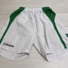 ATHLETA ハーフパンツ ホワイト/グリーン