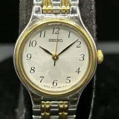 セイコー SEIKO クォーツ 腕時計 レディース ゴールド×シルバー 22mm
