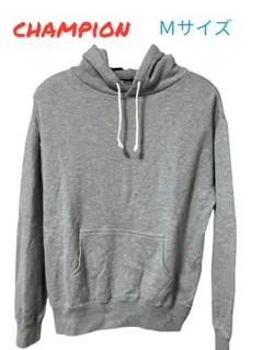 champion フード付き　パーカー　 グレー　Ｍ　シンプル