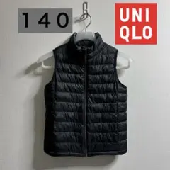 ＼140サイズ／　UNIQLO ダークグレー　ダウンベスト ＼KIDS／