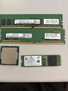 PCパーツIntel Core i5-9500 メモリ SSD