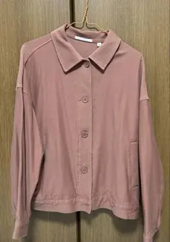 新品未使用　ユニクロ　ブラウン　長袖ジャケット ボタン付き