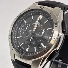 美品 不動品 CASIO カシオ メンズ 腕時計 クロノグラフ ウェーブセプター