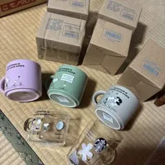新品　スターバックス　スヌーピー グラスマグ スタッキングマグ　5点
