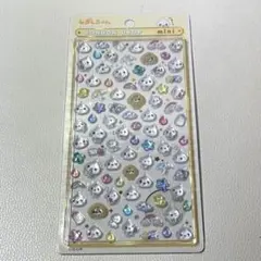 ボンボンドロップシール　ボンドロ　ミニ　しずくちゃん　白