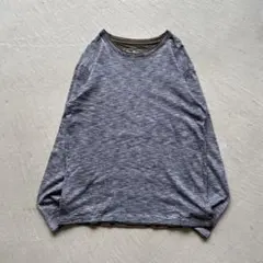 00s eddie bauer melange navy l/s 杢 ロンtのサムネイル