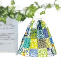 ネオブライスサイズのパッチワークスカート　16