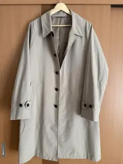 CSM ナイロンオックス ルーズ ステンカラー コート　サイズL　ベージュ