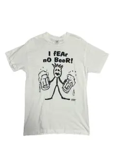 90s USA製 DELTA “I FEAR NO BEER!”ビール Tシャツ