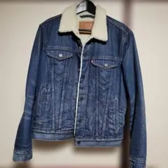 ボア デニムジャケット
