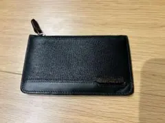 BVLGARI ブラック レザー コインケース