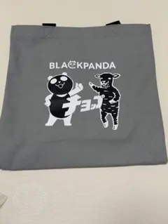 イオングラニフ　エコバッグ　ブラックパンダ トートバッグ グレー