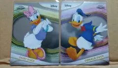 ドナルドダック デイジーダック topps Chrome Disney
