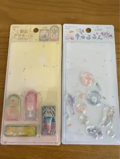 【国内正規品】きゅるるんシール　喫茶アラモード　ステンドグラス　他　計4枚