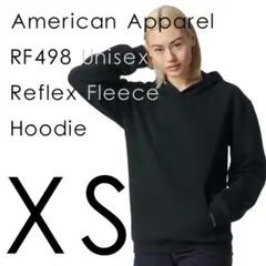 期間限定特価　アメリカンアパレル　ブラック　ＸＳ　スウェット　フーディ　男女兼用のサムネイル