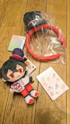 カラフルピーチ　ゆあんくん　サンリオコラボ　ぬいぐるみ　カチューシャ　メモ帳