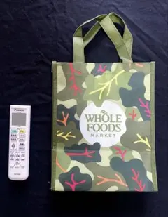 Whole Foods 迷彩柄ミニ・エコバッグ