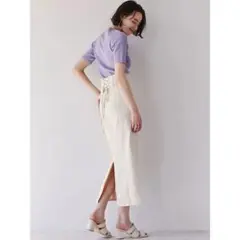 LAGUNAMOON バックレースアップタイトスカート
