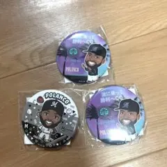 千葉ロッテマリーンズ ポランコ 缶バッジ 3個セット