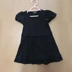 COMME CA ISM キッズ ワンピース ブラック 100A