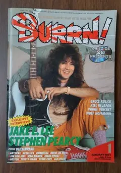 BURRN! 1987年1月号 JAKE E. LEE