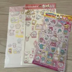 サンリオキャラクター シール 3枚セット※一部使用